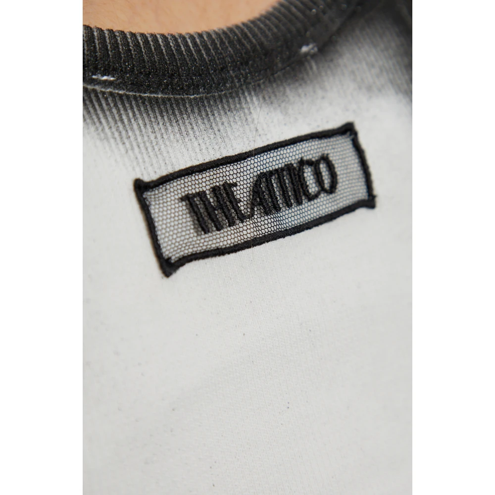The Attico Jurk met paillettenrok Gray Dames