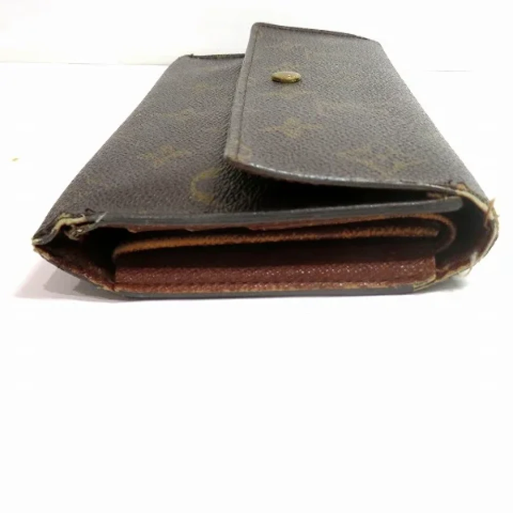 Louis Vuitton Vintage Pre-owned Canvas wallets Brown Dames