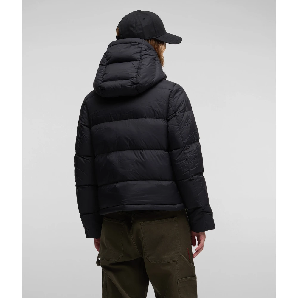 RefrigiWear Zwarte Jas Black Dames