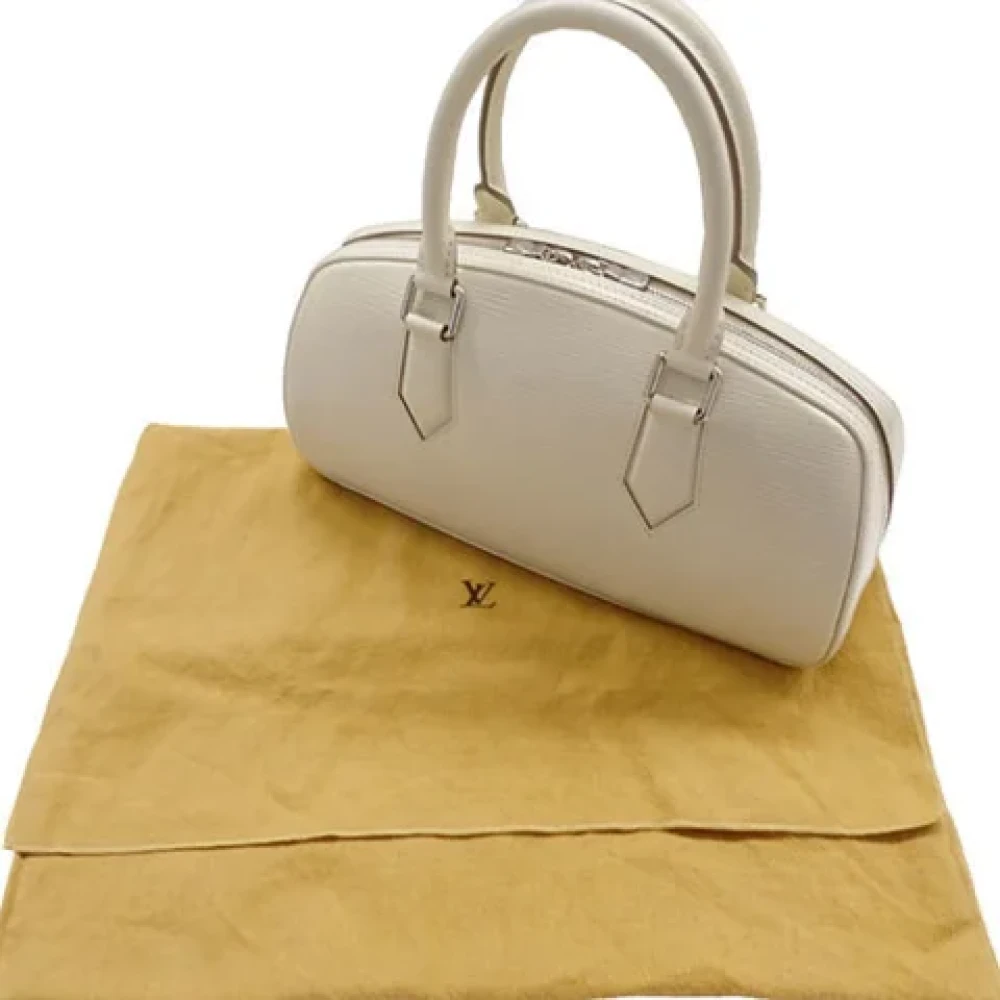 Louis Vuitton Vintage Pre-owned Fabric louis-vuitton-bags White Dames