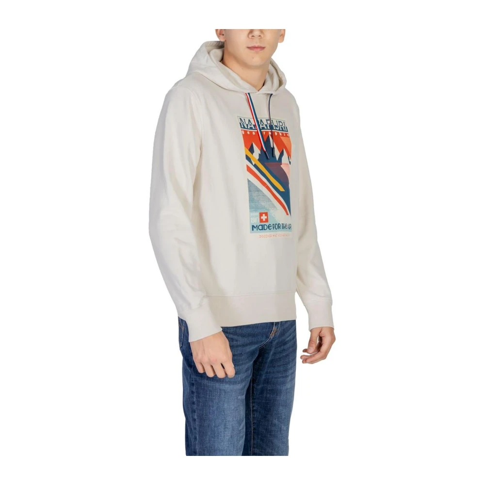 Napapijri Beige Katoenmix Trui Beige Heren