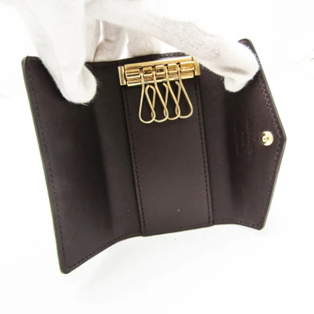Louis Vuitton Vintage Pre-owned Fabric key-holders Brown Dames