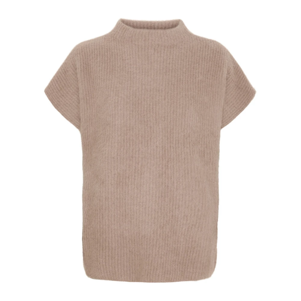 Btfcph Kasjmier Wasbeer Pullover Sweater Mocha Brown Pink Dames