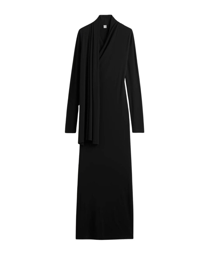 robe-en-jersey-drapee
