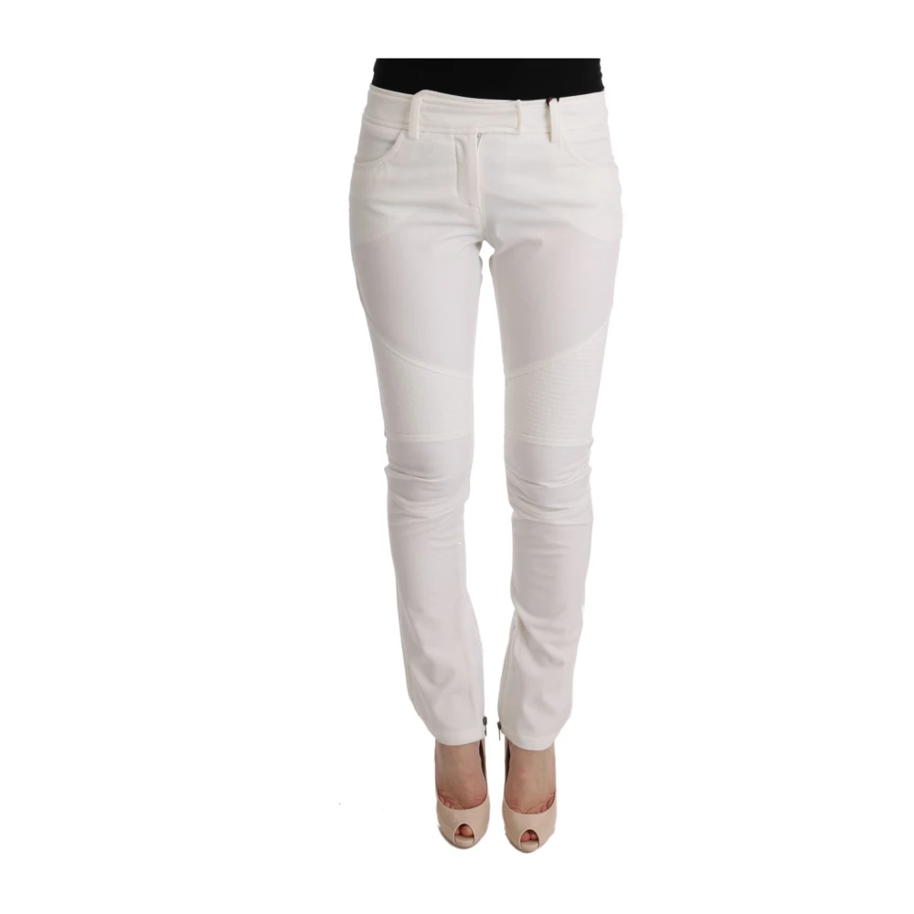 Ermanno Scervino Slim-fit Trousers White Dames