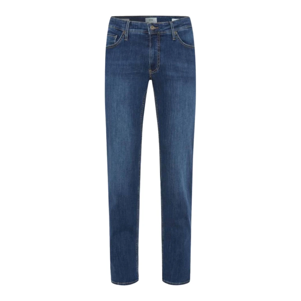Brax Men's Blue Slim-Fit Jeans,, Modern Sportive Trousers W33 L30