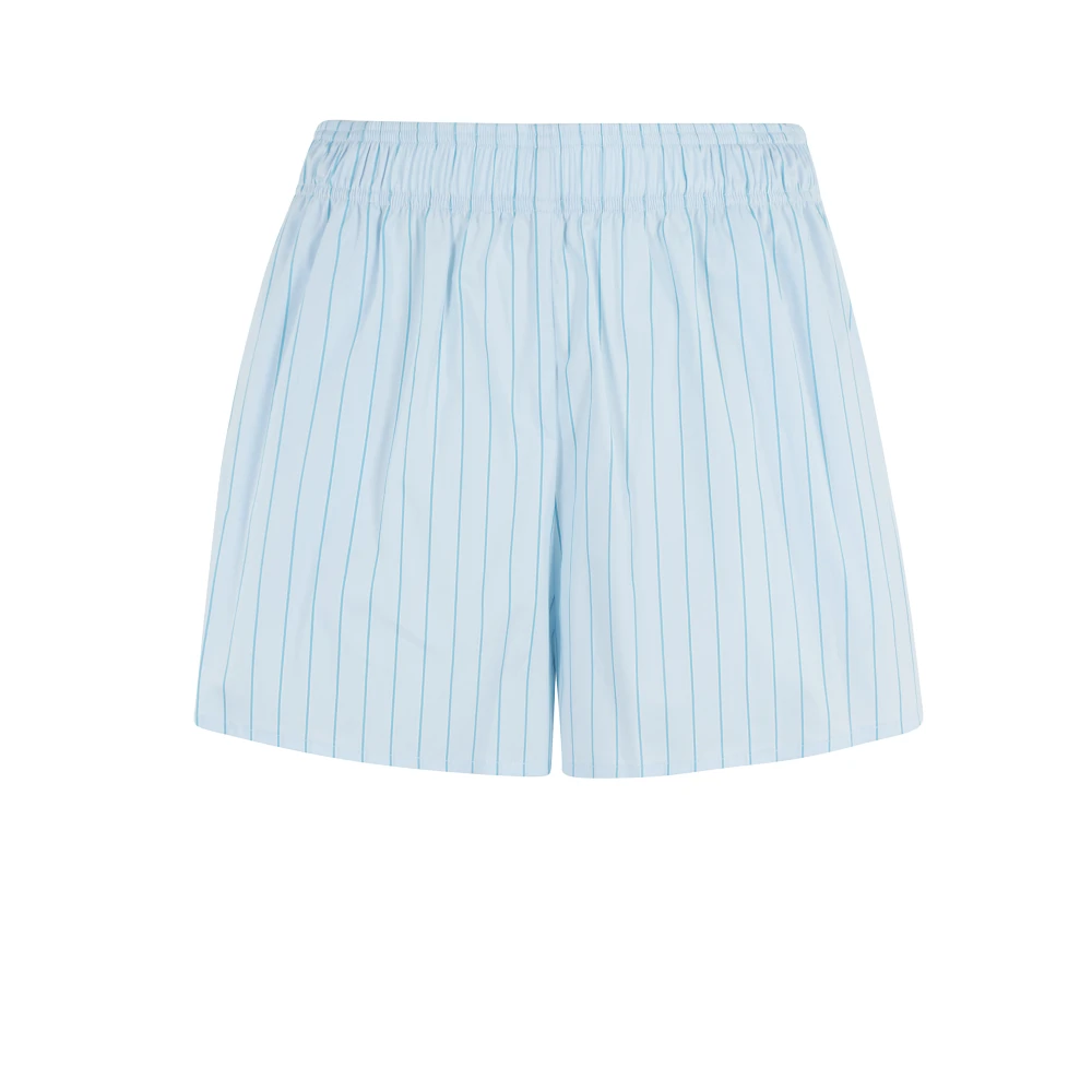 Roberto Collina Gestreepte Boxershorts Blue Dames