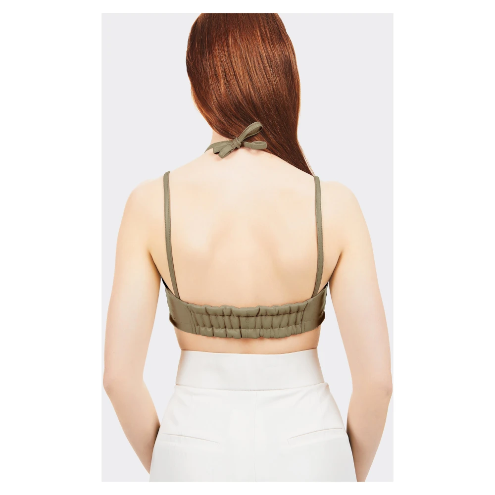 THEMOIRè Sleeveless Tops Green Dames