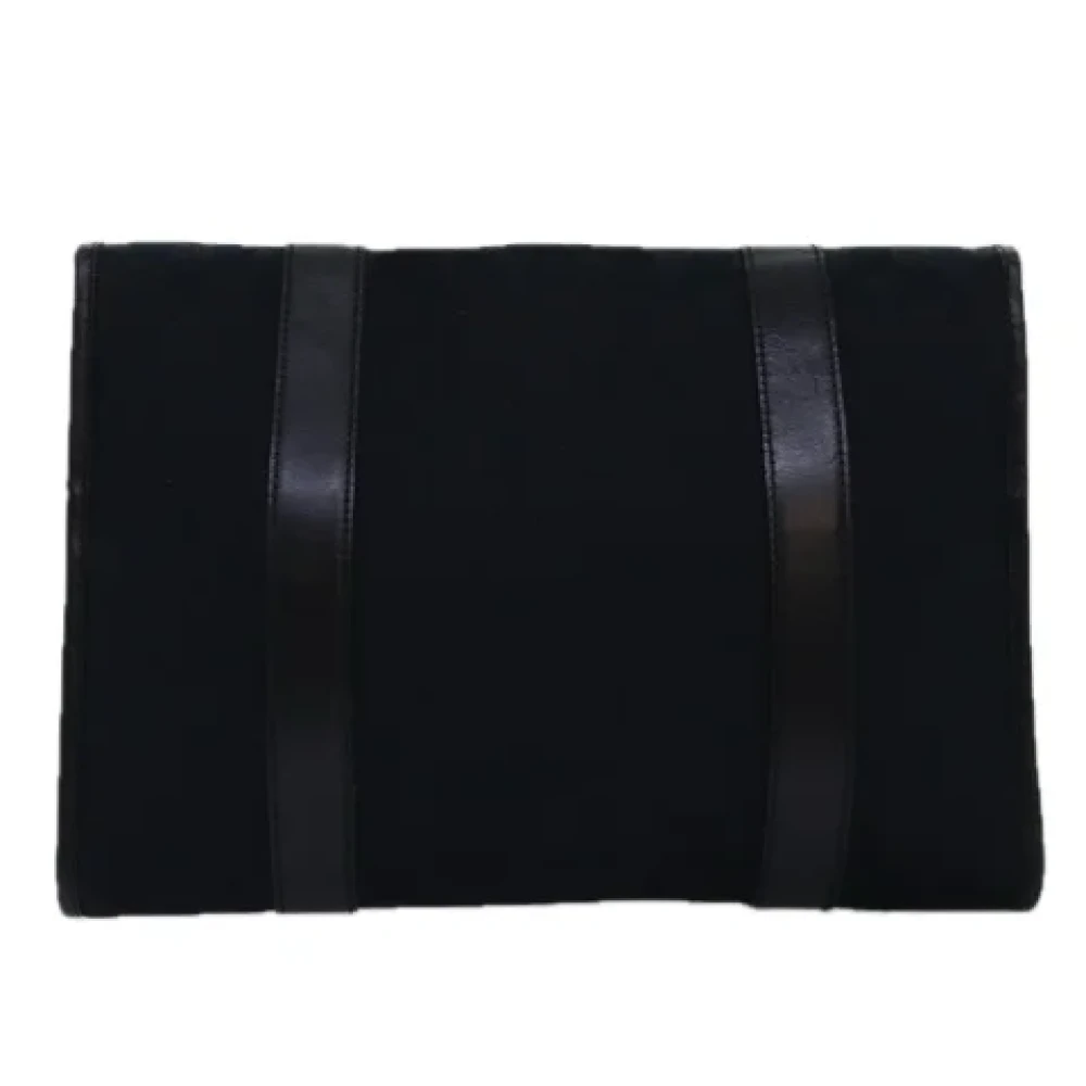 Gucci Vintage Pre-owned Fabric home-office Black Dames