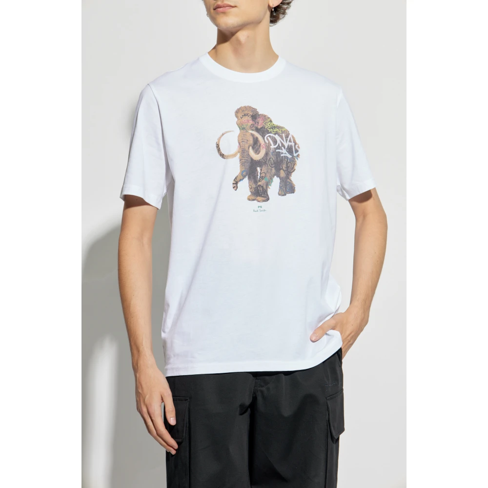 PS By Paul Smith T-shirt met print White Heren