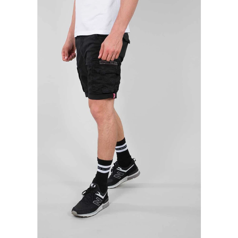 alpha industries Trousers Black Heren