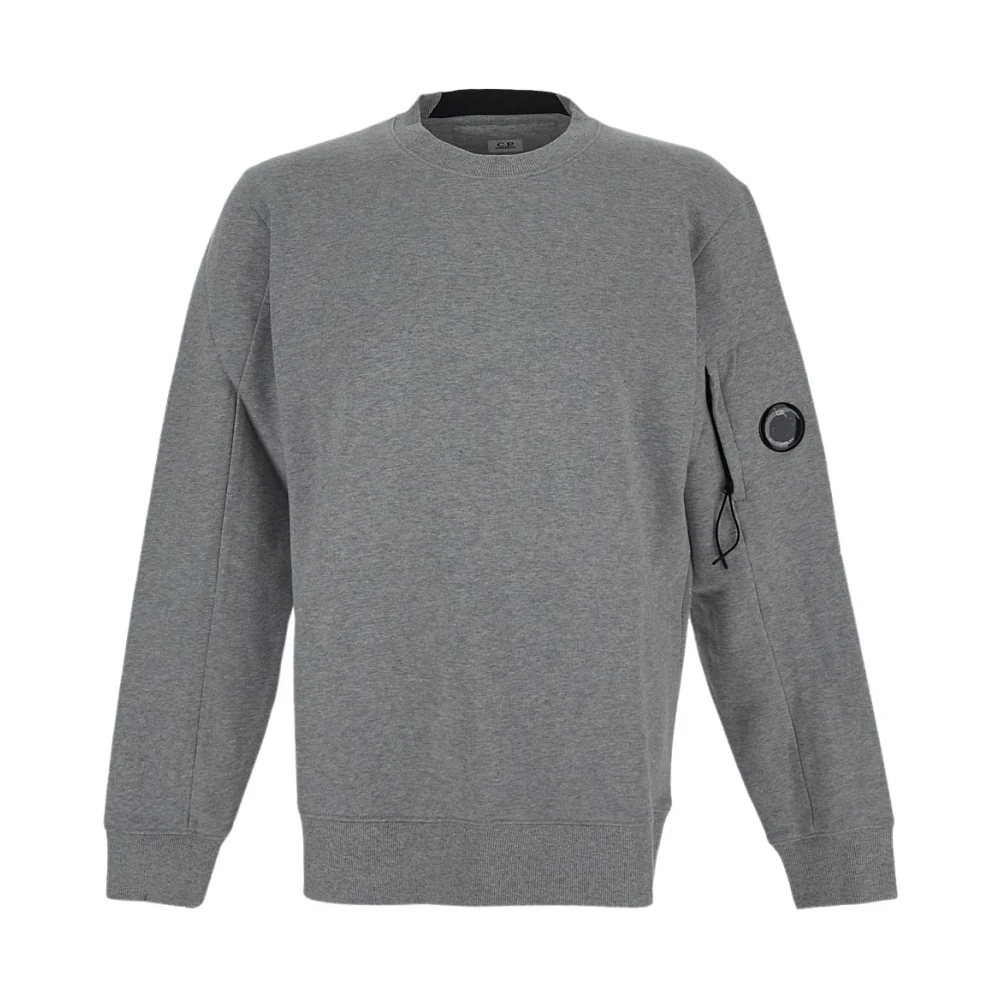 C.P. Company Grijze Sweatshirt met Opvallend Logo Gray Heren