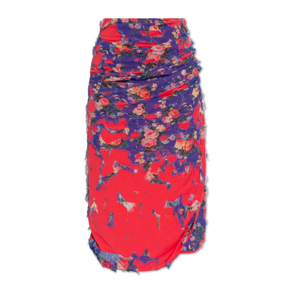Diesel Rok met bloemenpatroon O-Flonna Multicolor Dames
