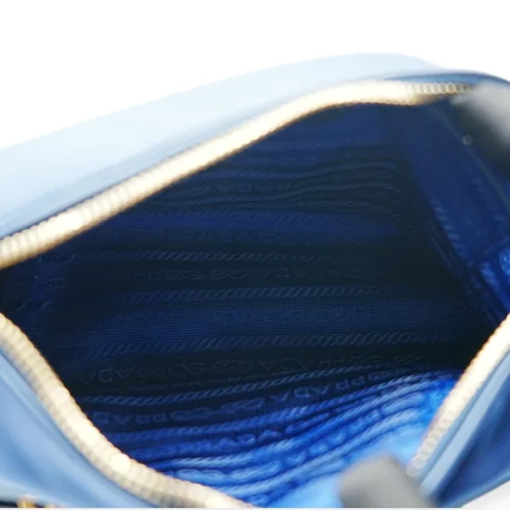 Prada Vintage Pre-owned Nylon prada-bags Blue Dames