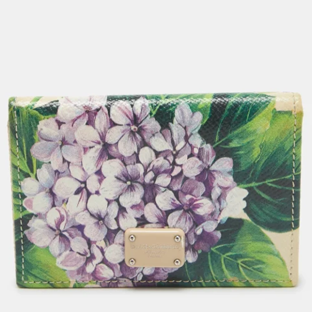 Dolce & Gabbana Pre-owned Leather wallets Multicolor Dames