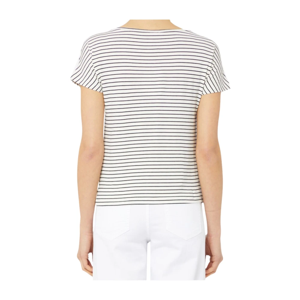 Marella Casual Katoenen T-shirt Blue Dames