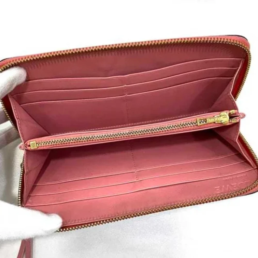 Loewe Pre-owned Leather wallets Black Dames
