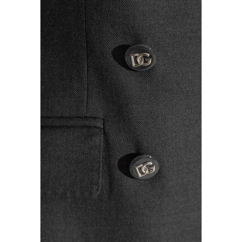 Dolce & Gabbana Double-breasted jas Gray Dames