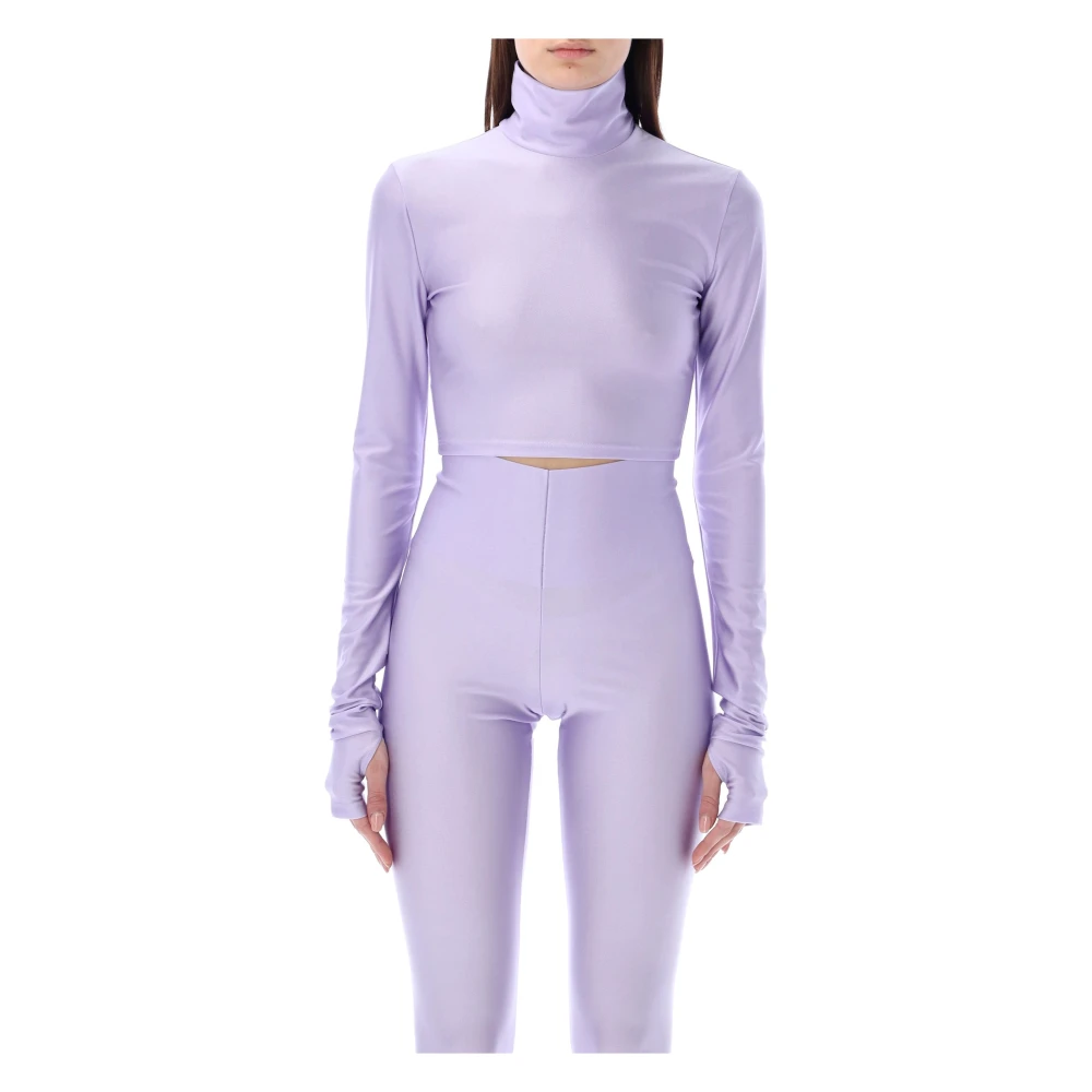 Andamane Orchid High Neck Top Purple Dames