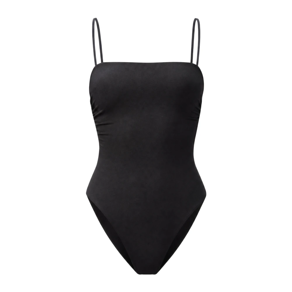 Calvin Klein Jeans Women's Black Strapless One Piece, Swimsuits, L, Swimwear