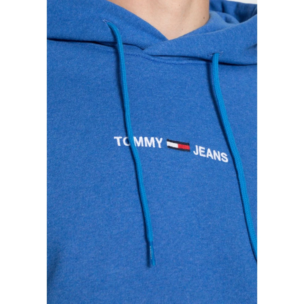 Tommy Jeans Hoodie Blue Heren