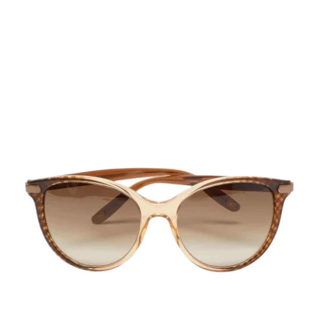 Bottega Veneta Vintage Pre-owned Acetate sunglasses Brown Dames
