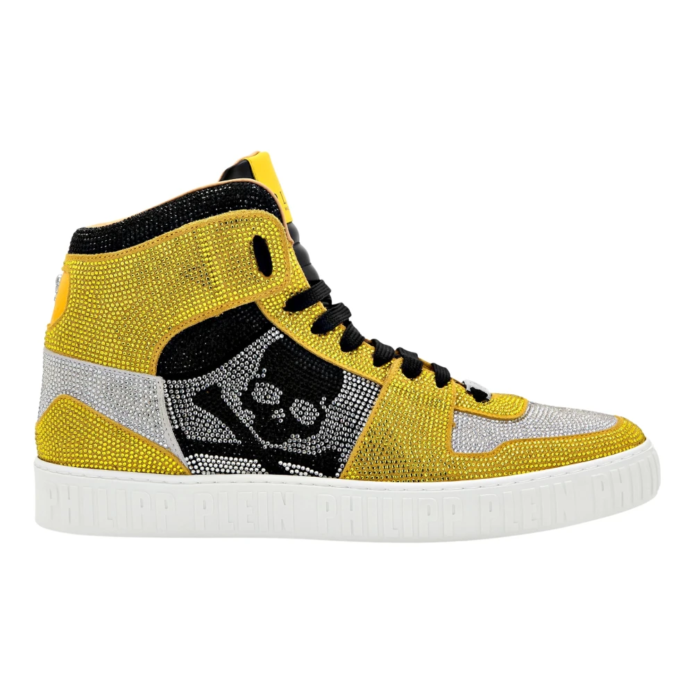 Philipp Plein Notorious Hi-Top Sneakers unisex Schoenen Geel