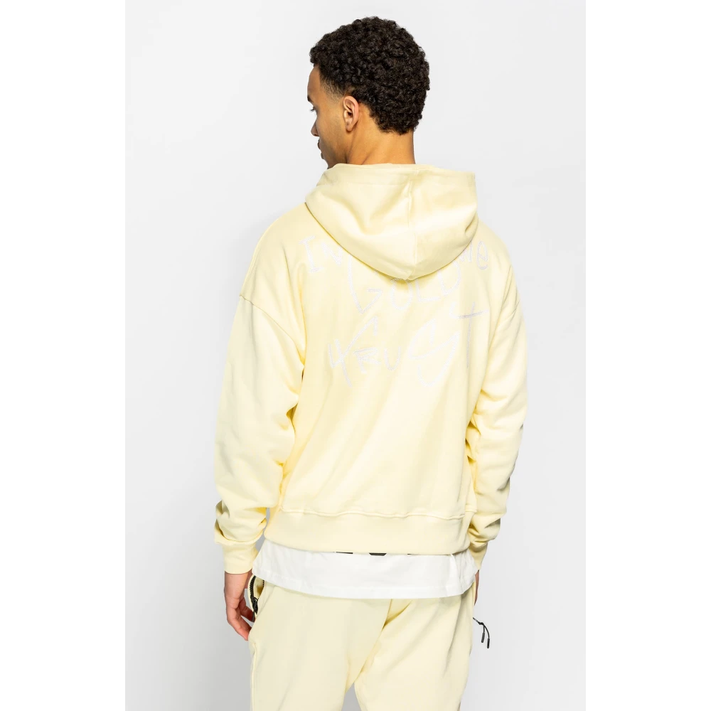 In Gold We Trust Maïsblad Sweater Yellow Heren