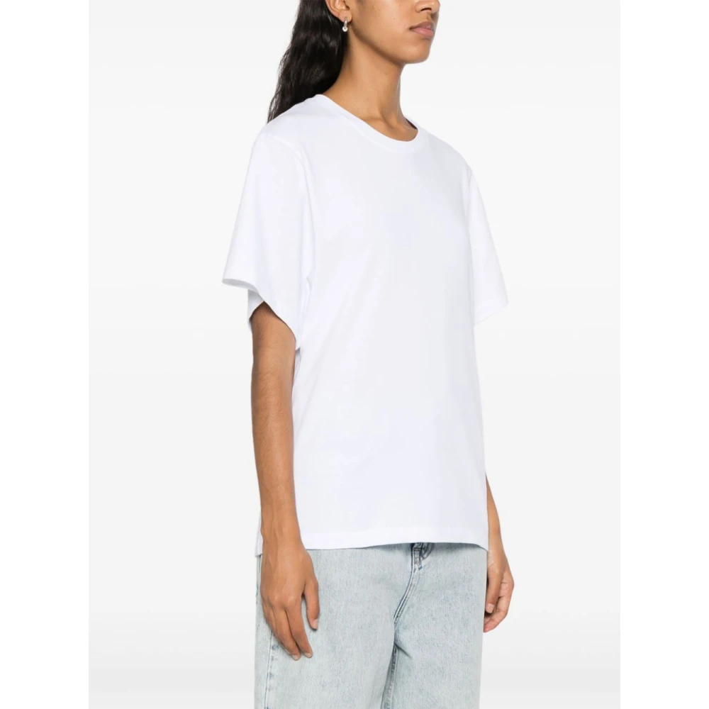 IRO Witte Katoenen T-shirt en Polo White Dames