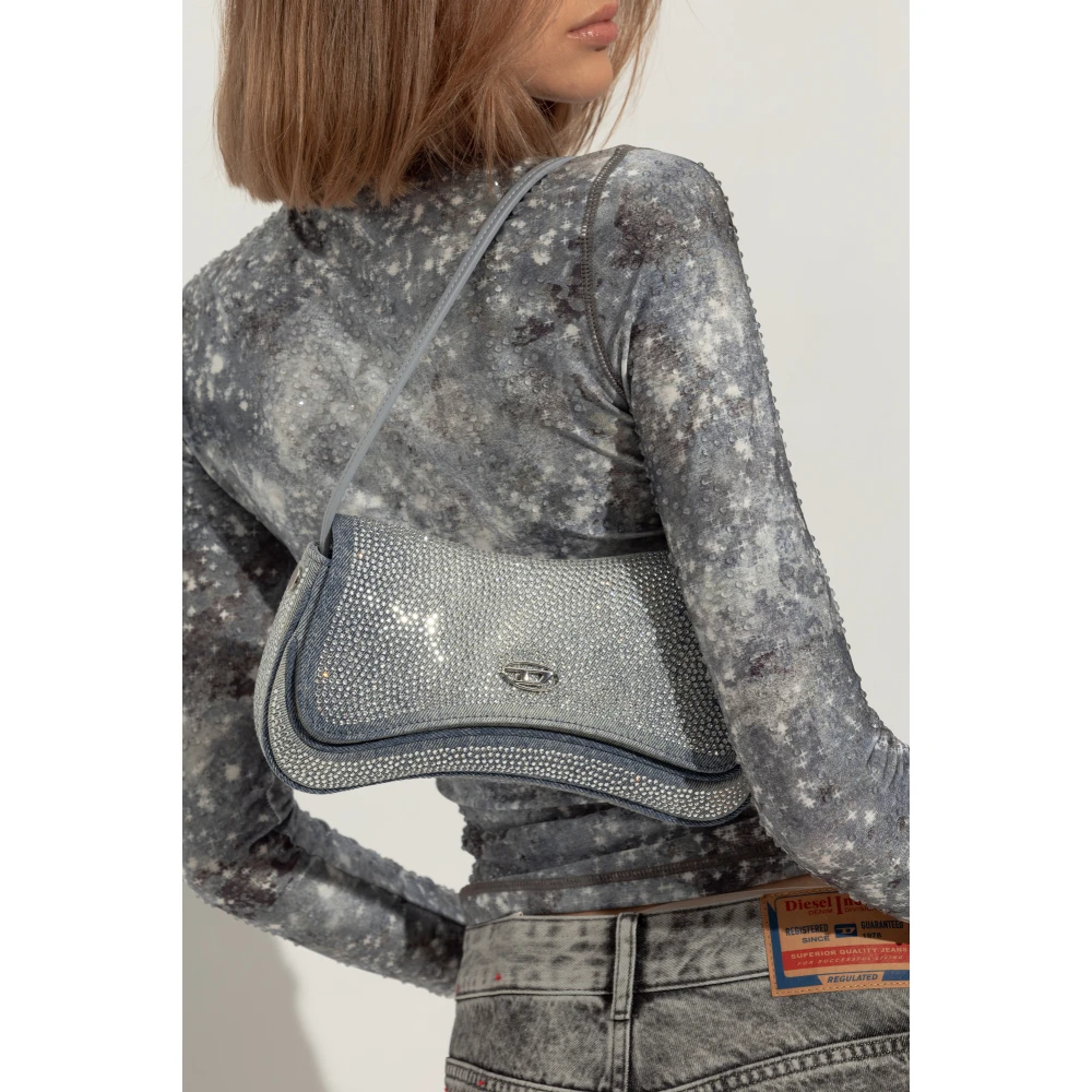 Diesel Schoudertas Play Clutch Blue Dames