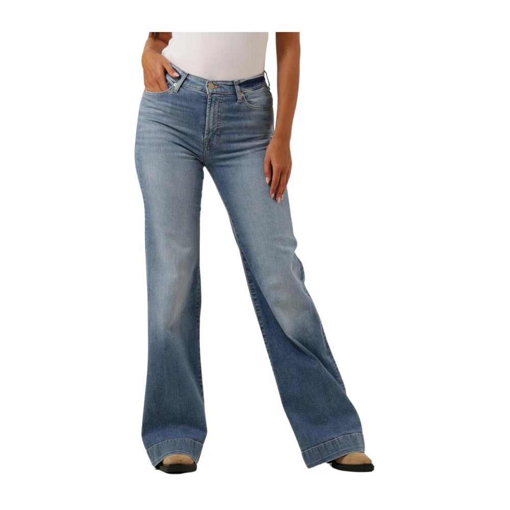 7 For All Mankind Jeans Flare Blue Dames