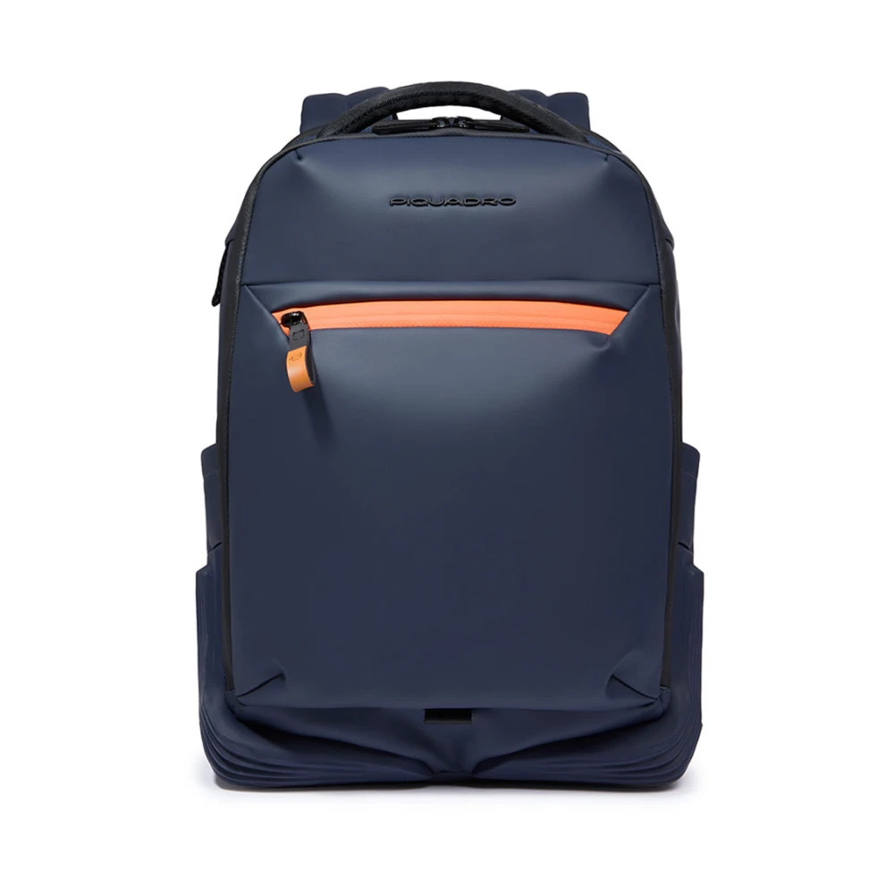 Piquadro Mannelijk Blauw Underseater Reisrugzak Met Wielen 14"