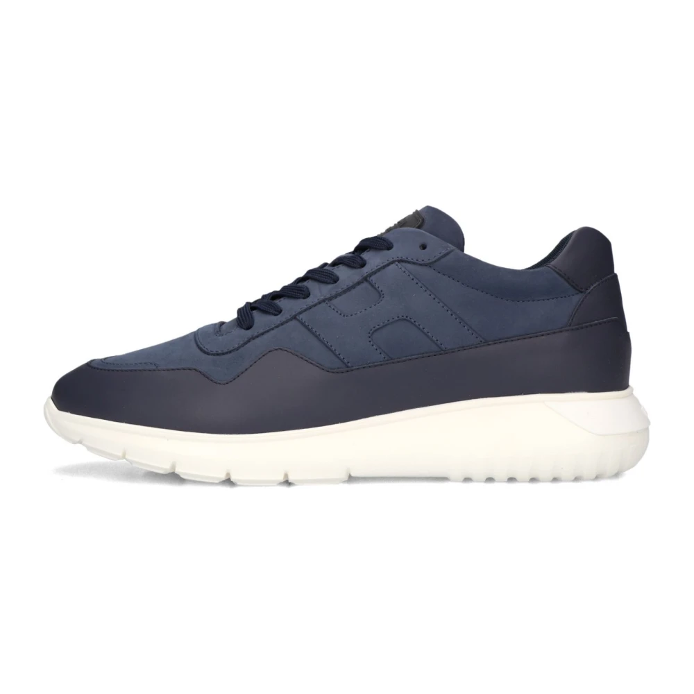 Hogan Blauwe Interactive3 Leren Sneakers