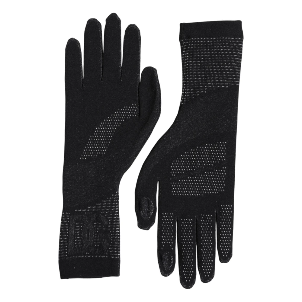 Dolce & Gabbana Unisex Black Gloves - Gloves - One Size - Accessories