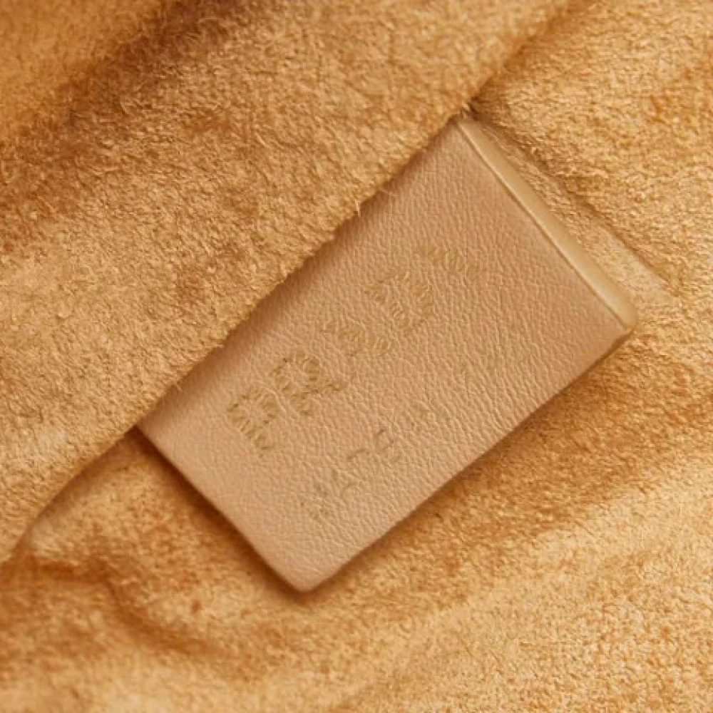 Prada Vintage Pre-owned Leather prada-bags Beige Dames