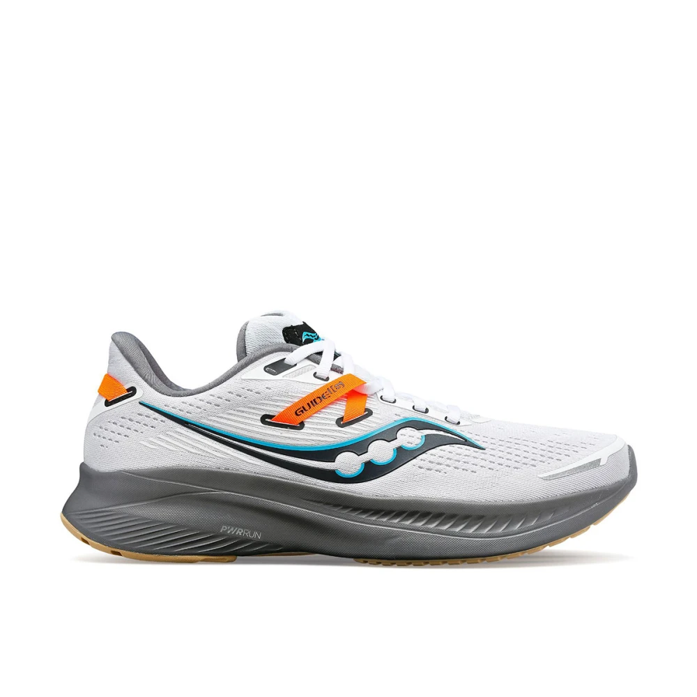 Saucony Vit Grus Guide Löparskor White, Herr