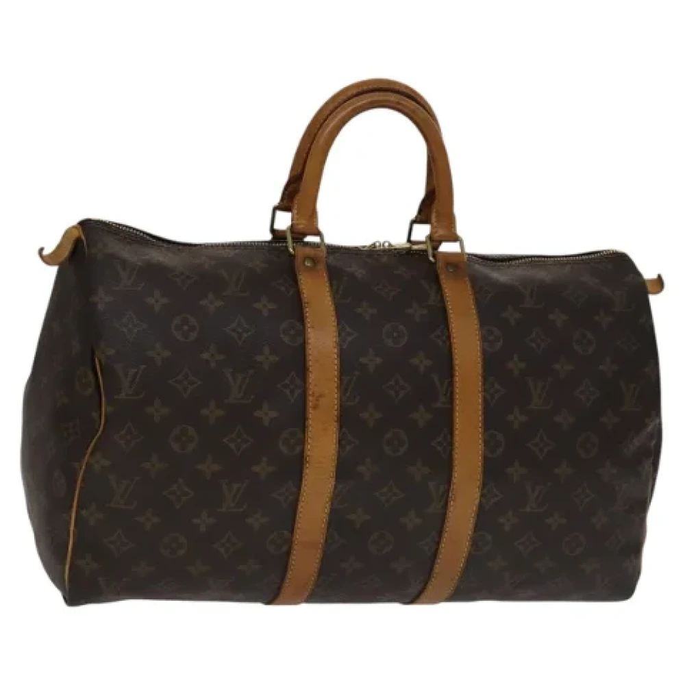 Louis Vuitton Vintage Pre-owned Canvas travel-bags Brown Dames