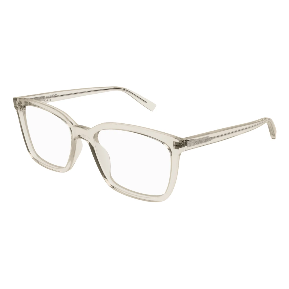 Saint Laurent Men's Beige Glasses, 55 Mm, Fashion Eyeglasses Sl 672 Black