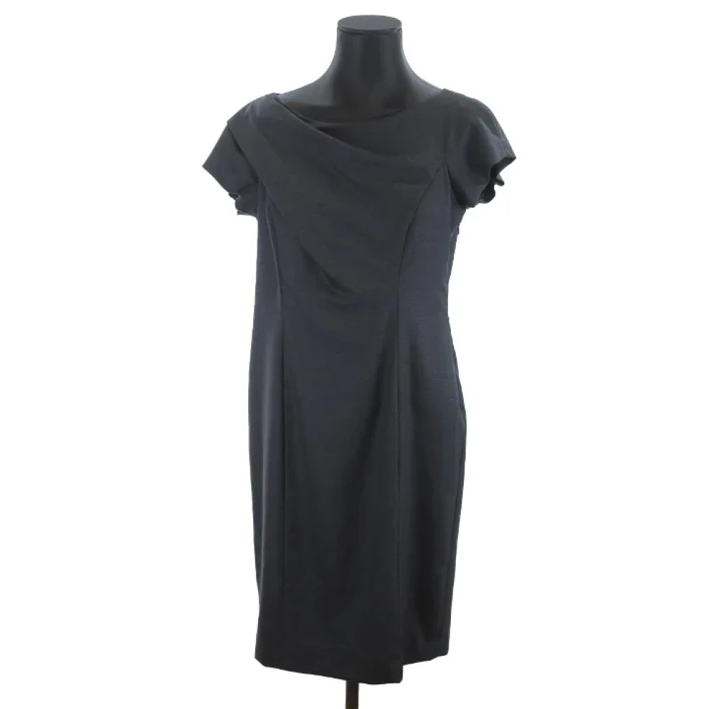 Moschino Pre-Owned Pre-owned Wool dresses Black Dames