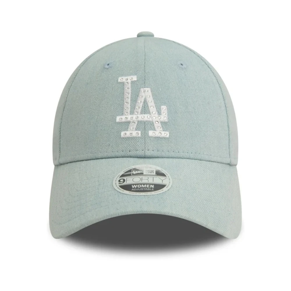 new era Celeste Dodgers Diamante Denim Pet Blue Heren