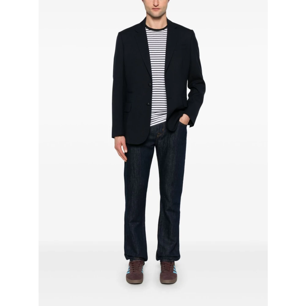 Fay Midnight Blue Knoopjas met Zakken Black Heren