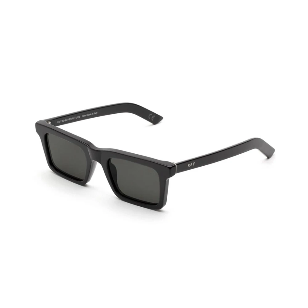 Retrosuperfuture Unisex Black Italian Sunglasses Collection - Sunglasses - 52 Mm - Accessories