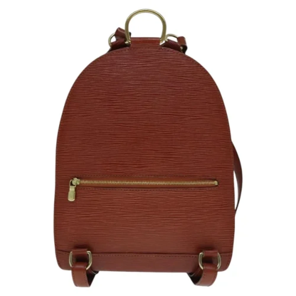 Louis Vuitton Vintage Pre-owned Leather backpacks Brown Dames