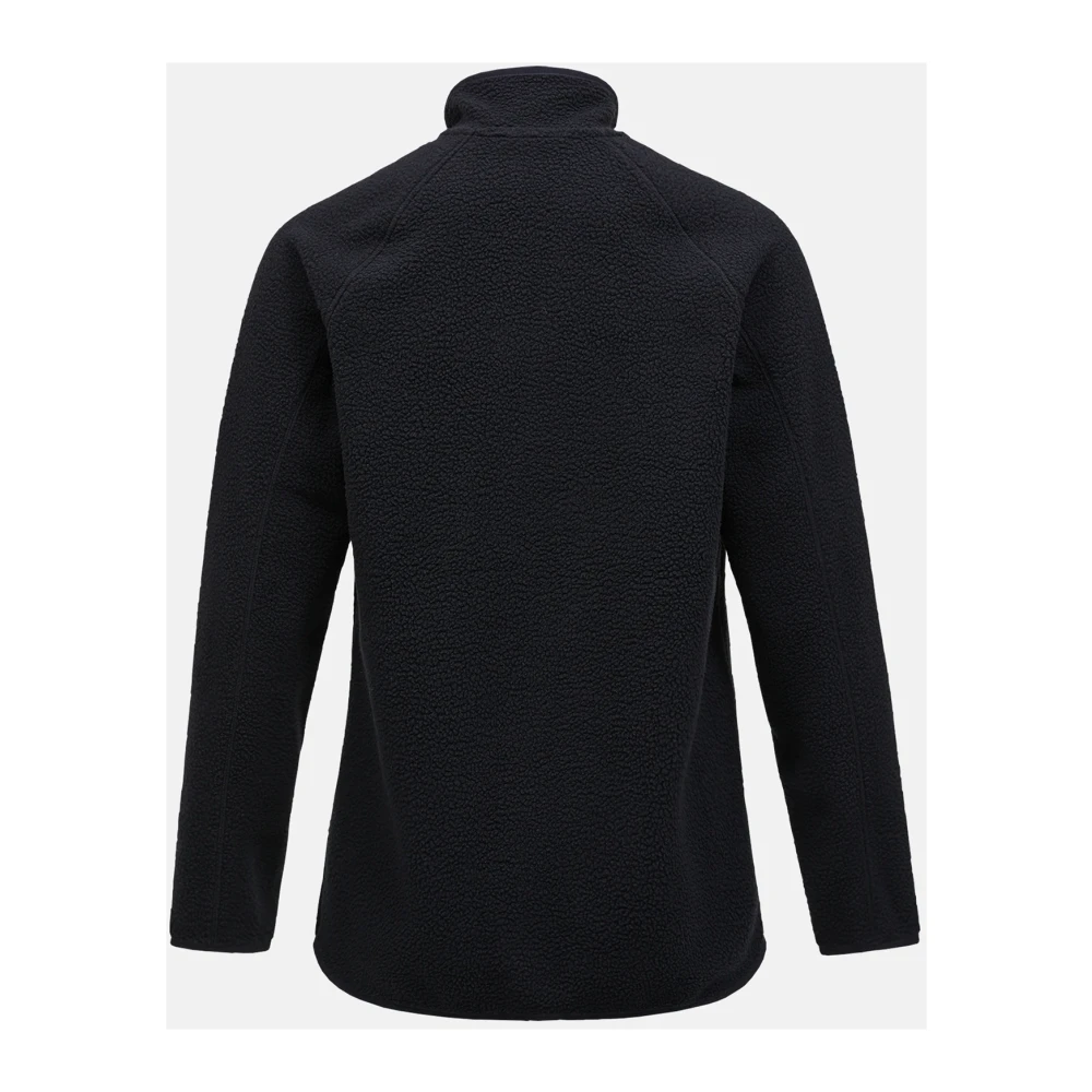 Peak Performance Comfortabele Fleece Ritsjas Black Heren