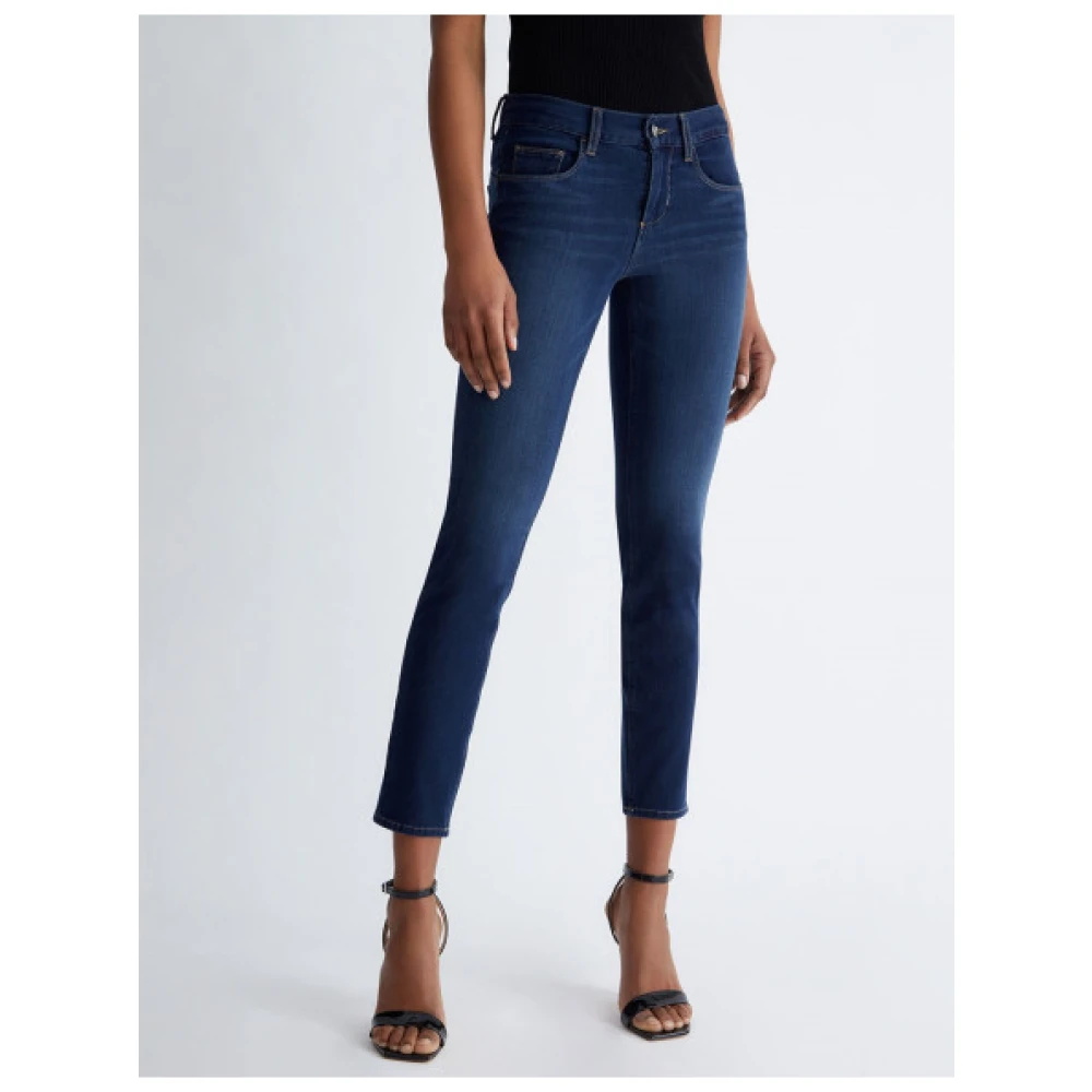 Liu Jo Regular Skinny Ideal Jeans Blue Dames