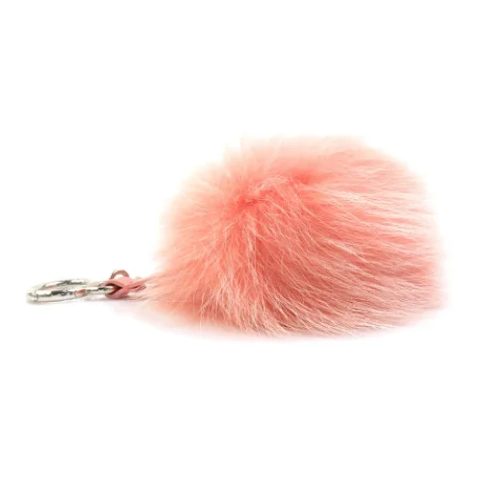 Fendi Vintage Pre-owned Fur key-holders Pink Unisex