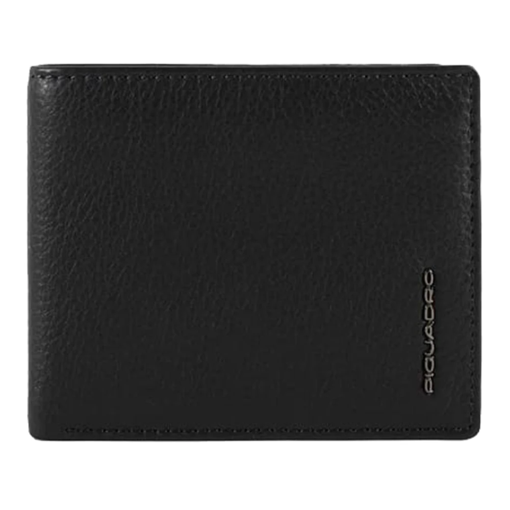Piquadro Docu tenhouder Portemonnee Zwart Black Unisex