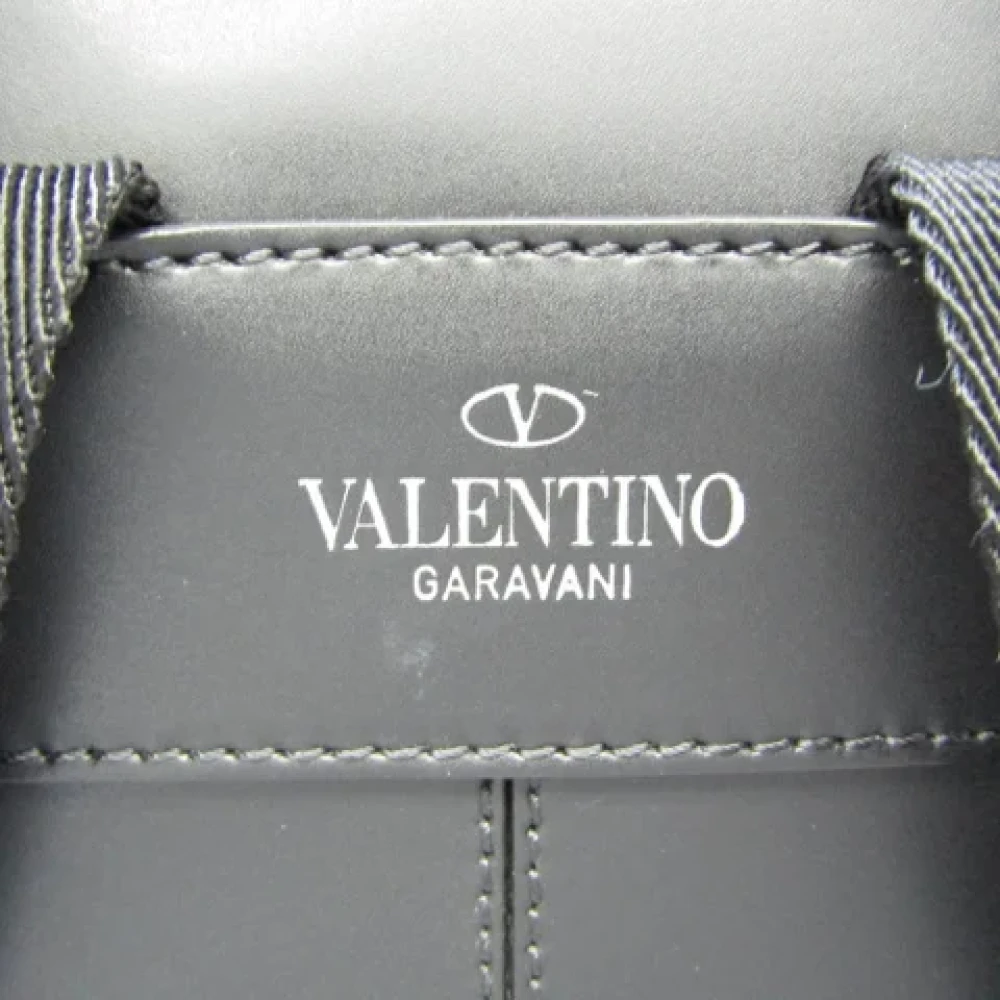 Valentino Vintage Pre-owned Leather backpacks Black Dames