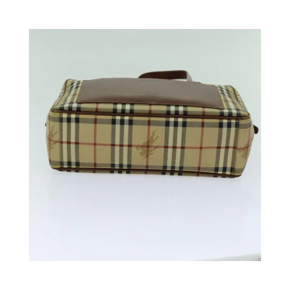 Burberry Vintage Pre-owned Fabric shoulder-bags Beige Dames