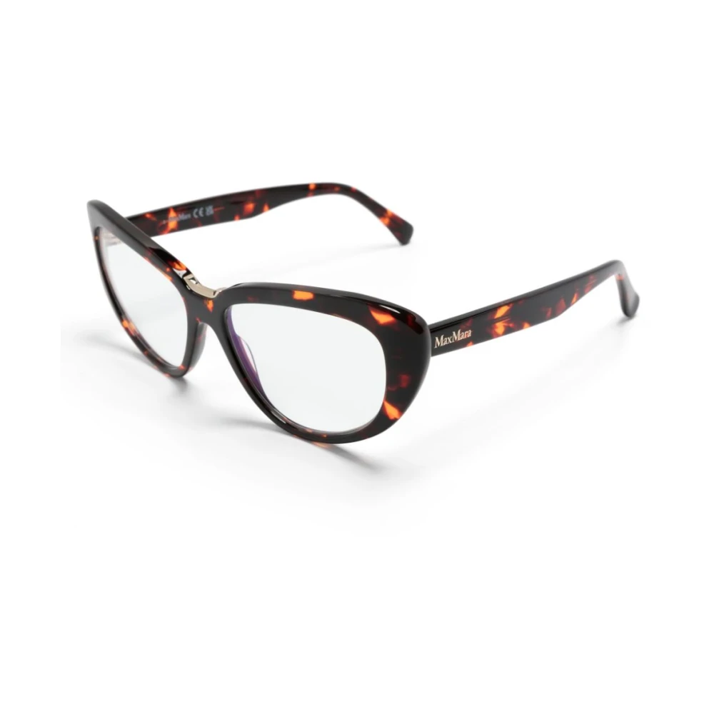 Max Mara Bruin Havana Optisch Montuur veelzijdig en stijlvol Brown Dames